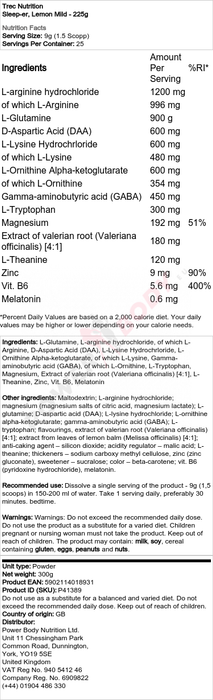 Trec Nutrition Sleep-er, Tropical Orange – 250 Gramm