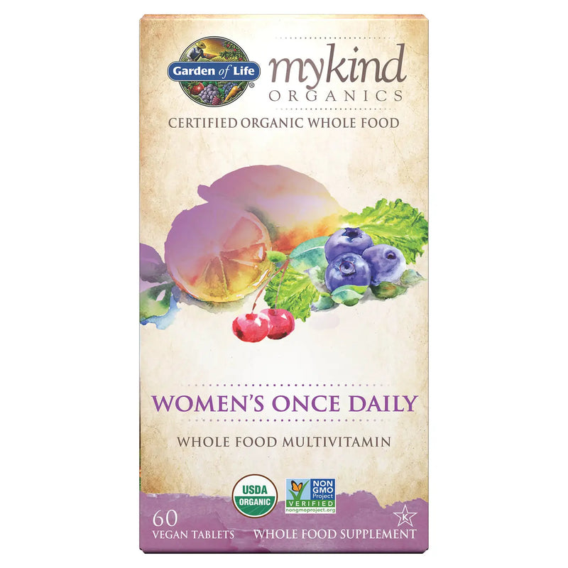 Garden of Life Mykind Organics Women's Once Daily - 60 vegan tabs | High-Quality Vitamins & Minerals | MySupplementShop.co.uk