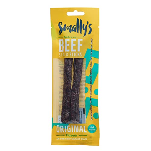 Smally's Beef Snack Sticks 15x40g Original | High-Quality Health Foods | MySupplementShop.co.uk