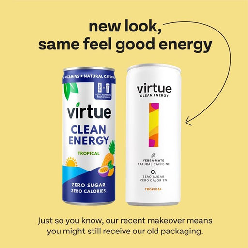 Virtue Yerba Mate - Natural Energy Drink - 12 x 250ml - Health Foods at MySupplementShop by Virtue