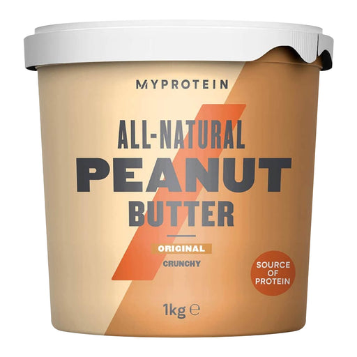 MyProtein All-Natural Peanut Butter 1kg Crunchy - Peanut Spread at MySupplementShop by Myprotein