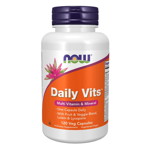 NOW Foods Daily Vits - 120 vcaps | High-Quality Vitamins & Minerals | MySupplementShop.co.uk