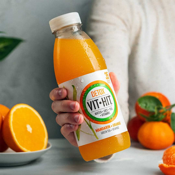 VITHIT Detox 12x500ml Mandarin & Orange Best Value Tea at MYSUPPLEMENTSHOP.co.uk