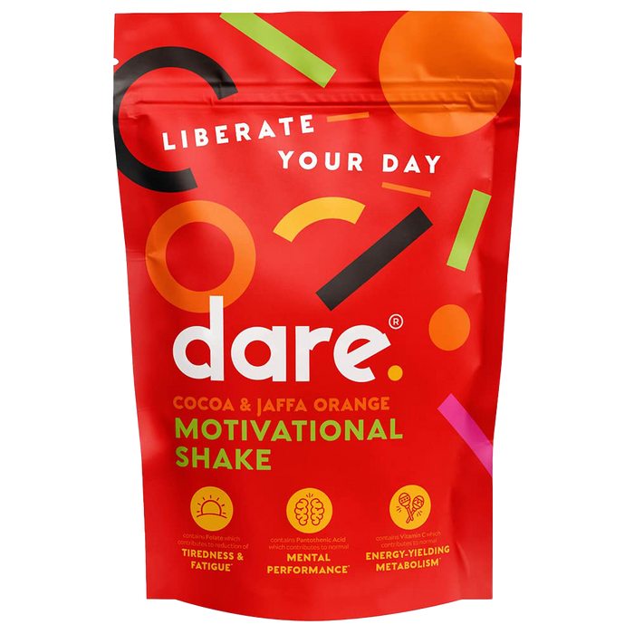 dare. Motivational Shake 750g Cocoa & Jaffa Orange