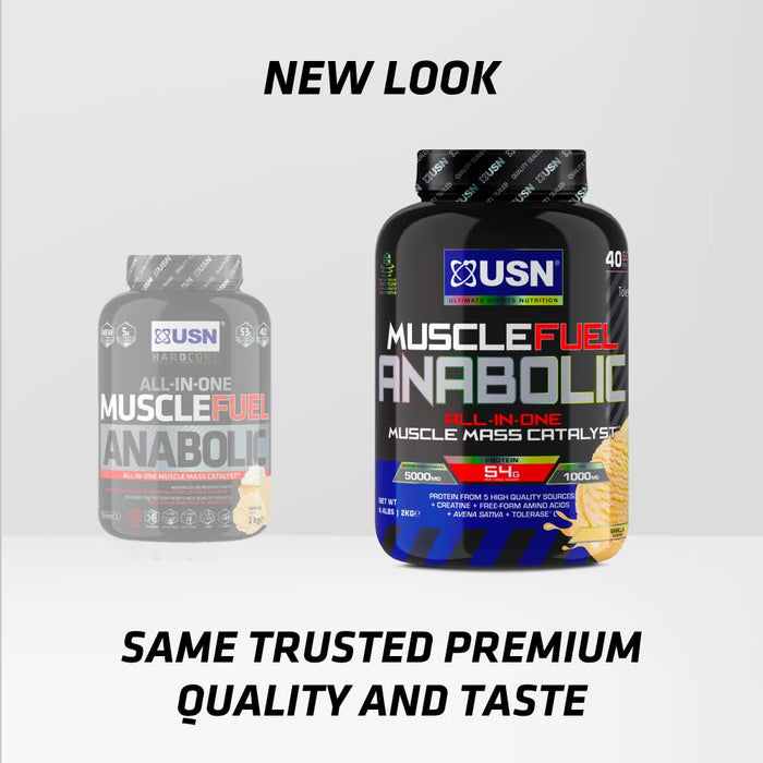 USN Muscle Fuel Anabolic V2 2kg Banana | Premium Protein Blends at MYSUPPLEMENTSHOP.co.uk