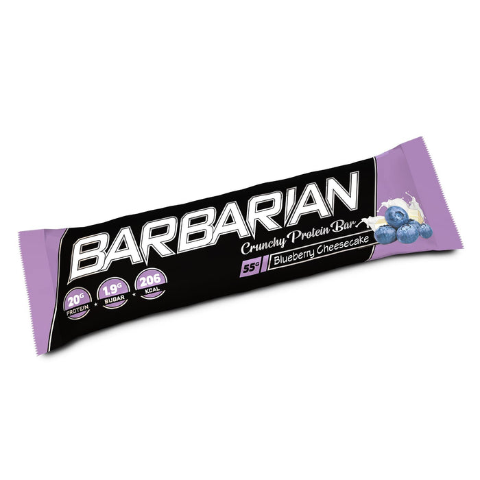 Stacker2 Europe Barbarian, Blueberry Cheesecake - 15 x 55g | High-Quality Health Foods | MySupplementShop.co.uk