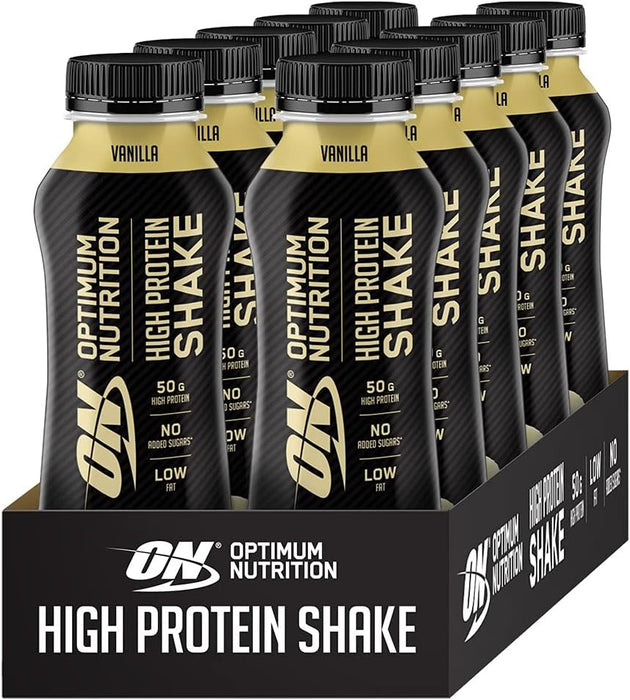 ON High Protein Shake – RTD, Schokolade, Muskelunterstützung, 10er-Pack
