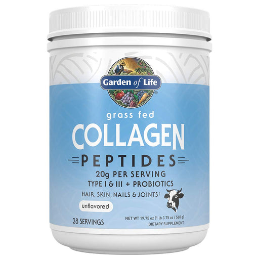 Garden of Life Grass Fed Collagen Peptides - 560g | High-Quality Collagen | MySupplementShop.co.uk