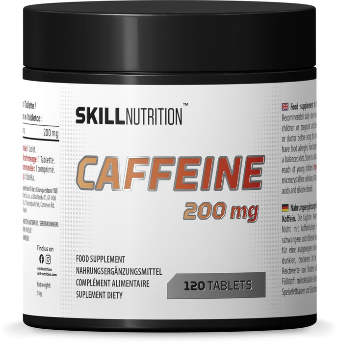 Skill Nutrition Caffeine 120 tabs - Endurance at MySupplementShop by Skill Nutrition