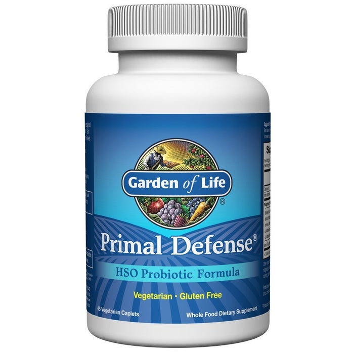 Garden of Life Primal Defense - 45 vegetarian caplets | High-Quality Bacterial Cultures | MySupplementShop.co.uk