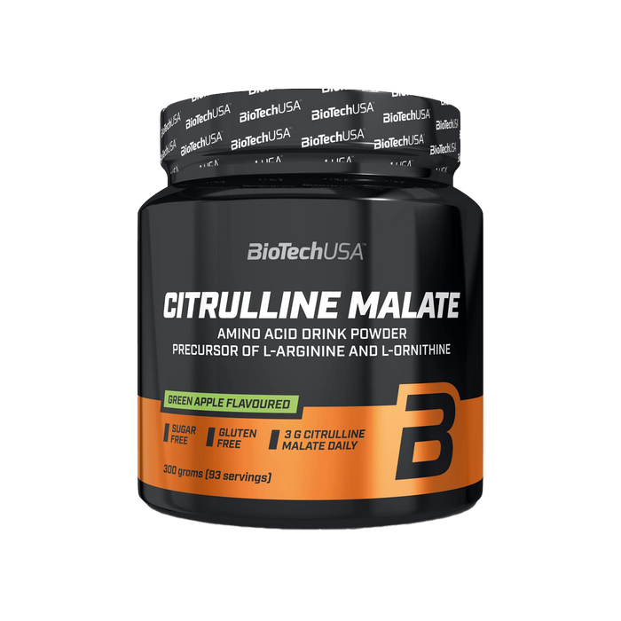 BioTechUSA Citrulline Malate, Green Apple - 300 grams