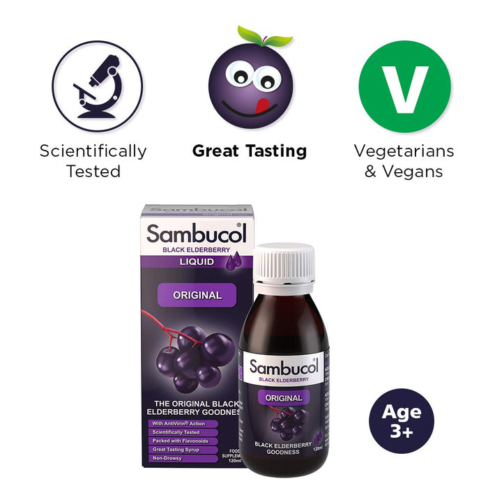 Sambucol Original - 120ml - Immune Support at MySupplementShop by Sambucol