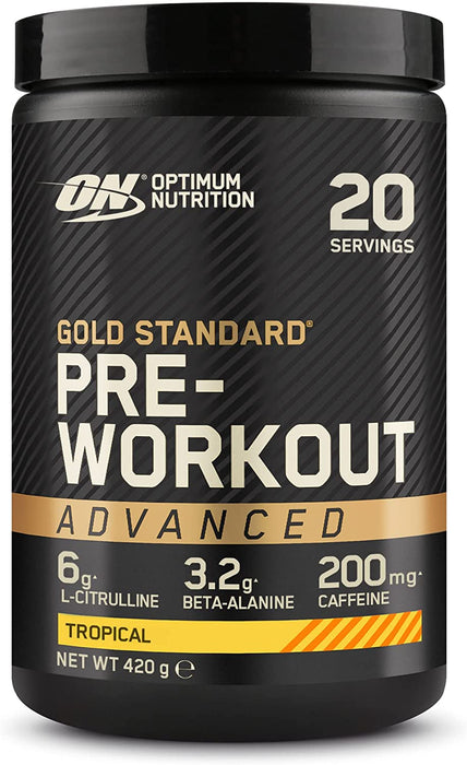 Optimum Nutrition Gold Standard Pre Workout Advanced 420g Blaue Himbeere