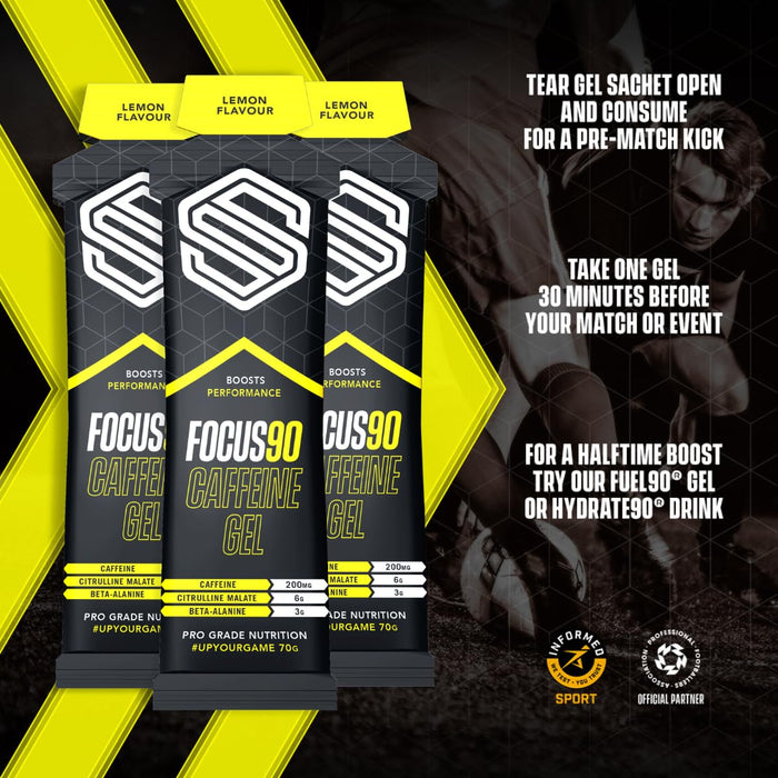 Soccer Supplements Footballer PreMatch Gel Bitter Lemon