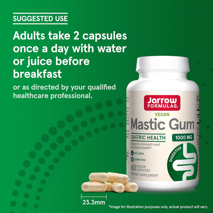 Jarrow Formulas Mastic Gum - 60 vcaps - Health and Wellbeing at MySupplementShop by Jarrow Formulas