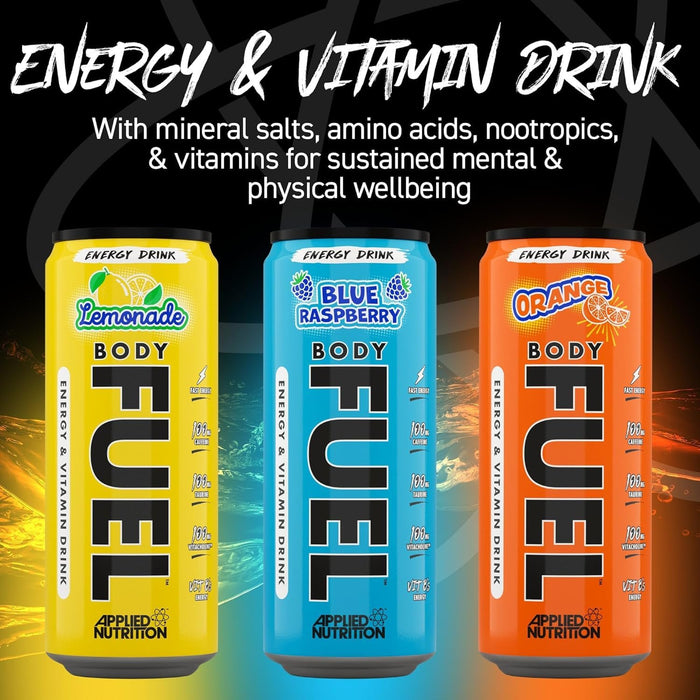 Applied Nutrition Body Fuel Energy 12 x 330ml - Energy Drinks at MySupplementShop by Applied Nutrition