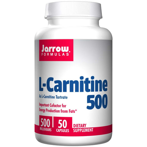 Jarrow Formulas L-Carnitine, 500mg - 50 caps | High-Quality Slimming and Weight Management | MySupplementShop.co.uk