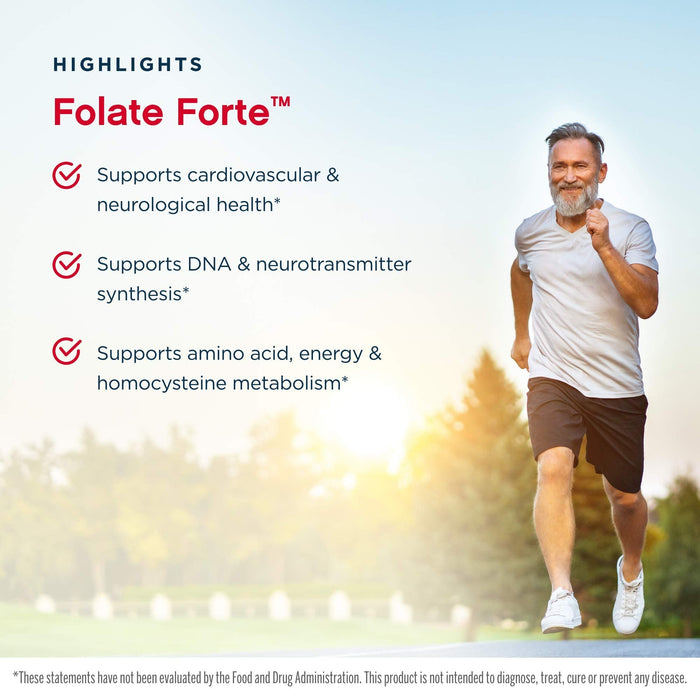 Jarrow Formulas Folate Forte - 30 tabs | High-Quality Vitamins & Minerals | MySupplementShop.co.uk