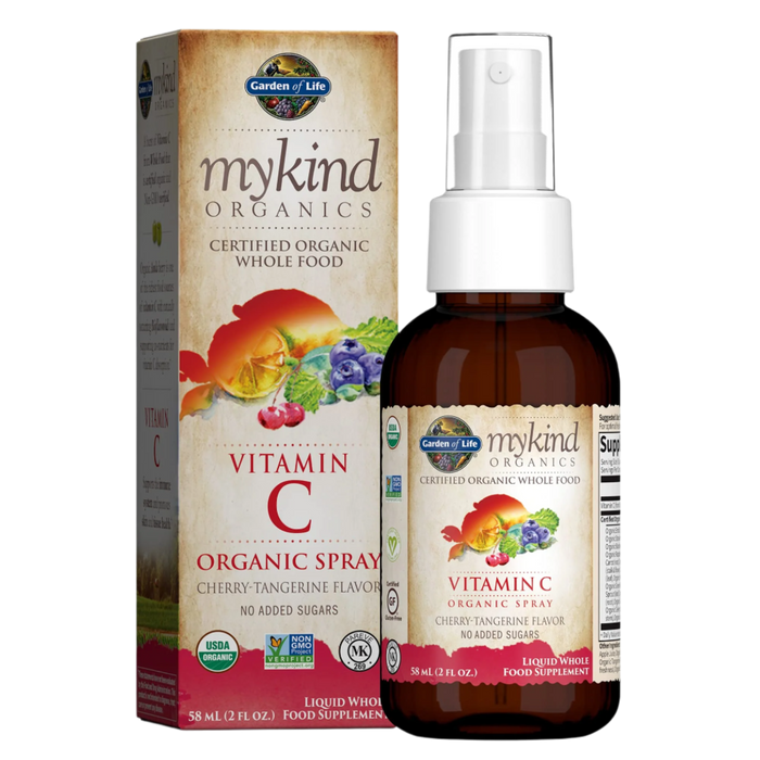 Garden of Life Mykind Organics Vitamin C Organic Spray, Cherry-Tangerine - 58ml