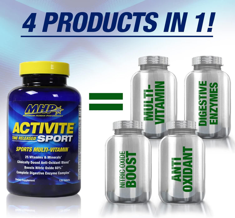 MHP Activite Sport - 120 tablets | High-Quality Vitamins & Minerals | MySupplementShop.co.uk