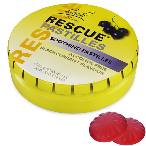 Rescue Remedy Pastilles Blackcurrant - 50g - Stress Relief at MySupplementShop by Nelsons