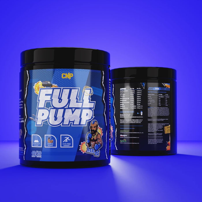 CNP Professional Full Pump 300 g, formule ultime sans stimulation – Vasodilatation maximale et nutrition musculaire améliorée en 4 saveurs uniques