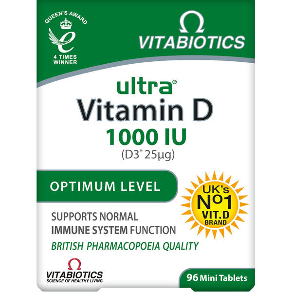 Vitabiotics Ultra D3 96 Tablets - Bone Care at MySupplementShop by Vitabiotics