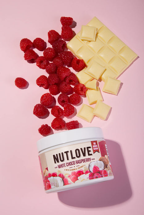 Allnutrition Nutlove, White Choco Raspberry - 500g | High-Quality Chocolate Spreads | MySupplementShop.co.uk