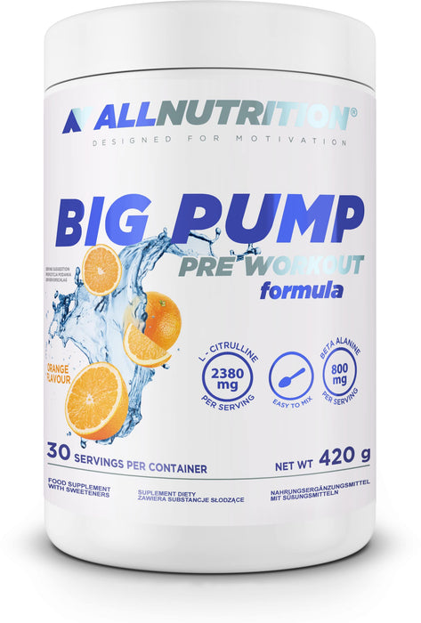 Allnutrition Big Pump, Orange 420g - Beta-Alanine at MySupplementShop by Allnutrition