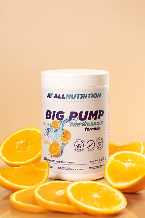 Allnutrition Big Pump, Orange 420g - Beta-Alanine at MySupplementShop by Allnutrition