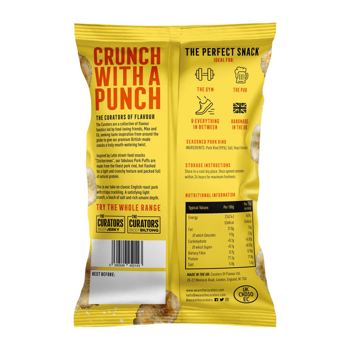 The Curators Pork Puffs 25g x 20 - Multipack at MySupplementShop by THE CURATORS