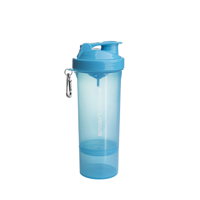 SmartShake Slim Series, Neon Blue - 500ml