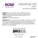 NOW Foods Coconut Oil - Skin & Hair Revitalizing - 89 ml. | High-Quality Health and Wellbeing | MySupplementShop.co.uk