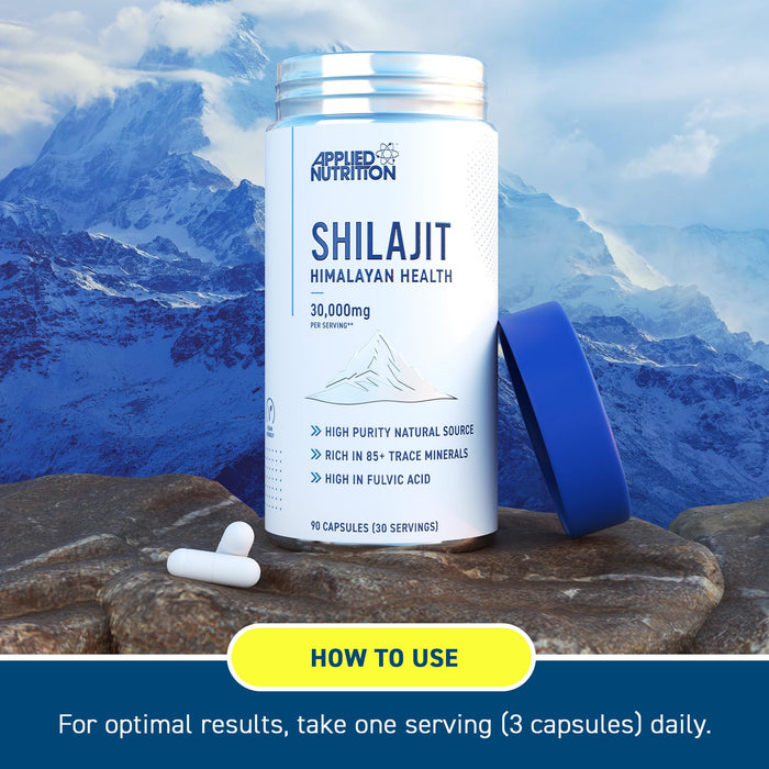 Applied Nutrition Shilajit 90 capsules - Shilajit at MySupplementShop by Applied Nutrition