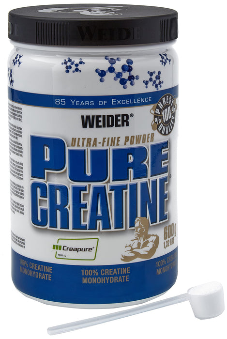 Weider Pure Creatine - 600 grams | High-Quality Creatine Supplements | MySupplementShop.co.uk