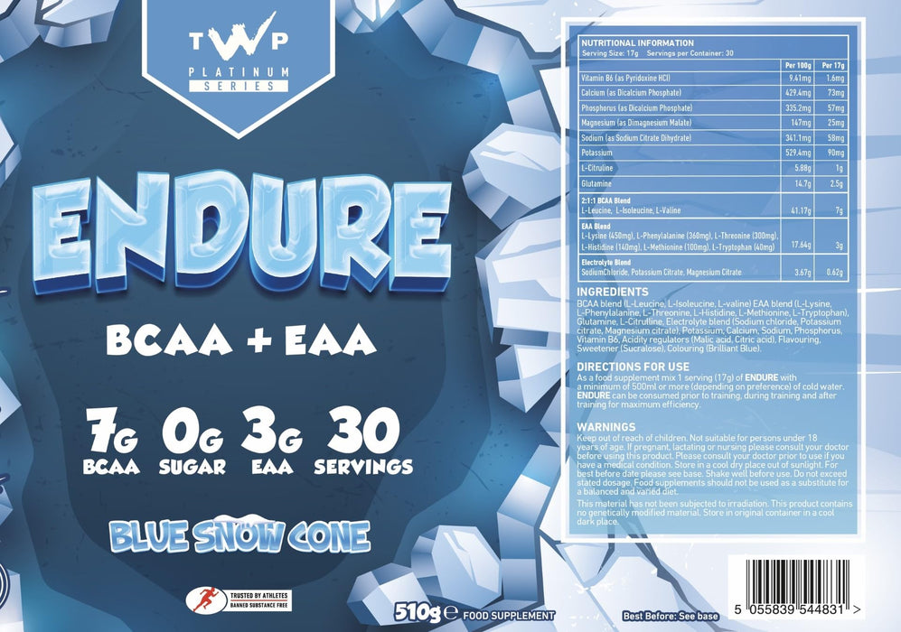 TWP Endure BCAA & EAA 510g