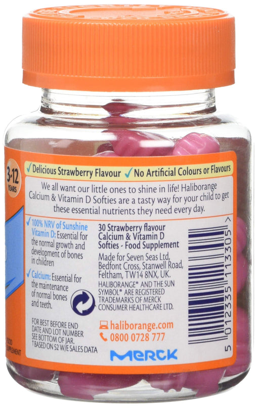 Haliborange Calcium And Vitamin D Softies x 30 - Children at MySupplementShop by Haliborange