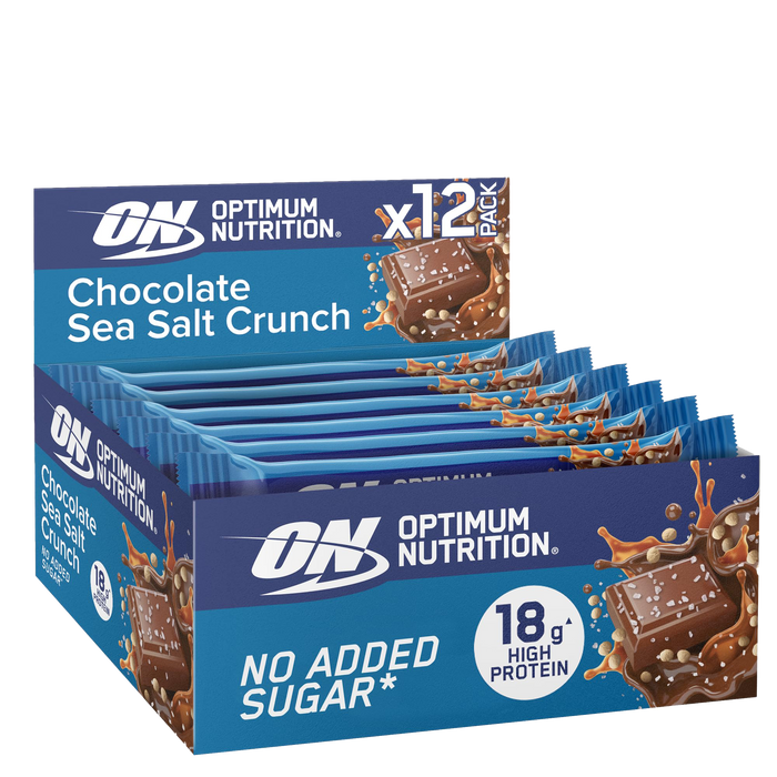 Optimum Nutrition Crunch Bar 12x55g Choc Sea Salt