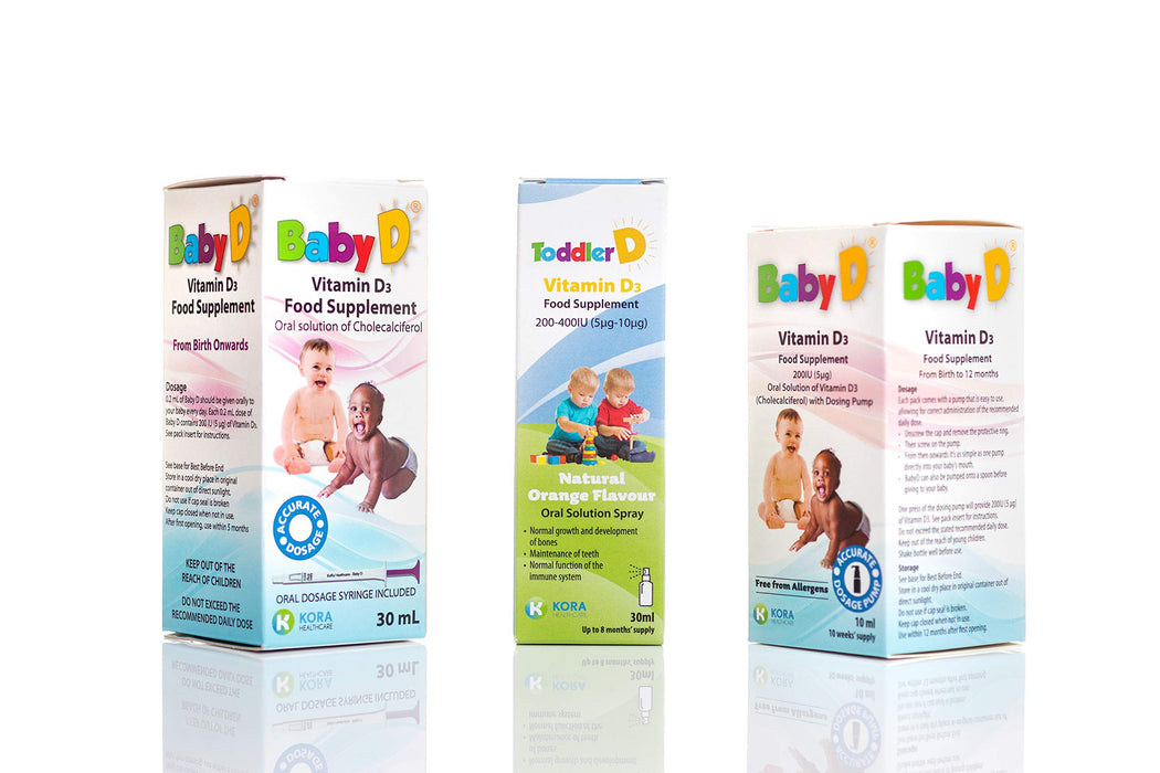 BabyD 200iu Vitamin D3 Pump From Birth - 10ml - Bone Care at MySupplementShop by Babyd