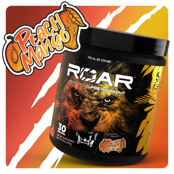 Rule One Roar, Peach Mango - 315g Best Value Nutritional Supplement at MYSUPPLEMENTSHOP.co.uk