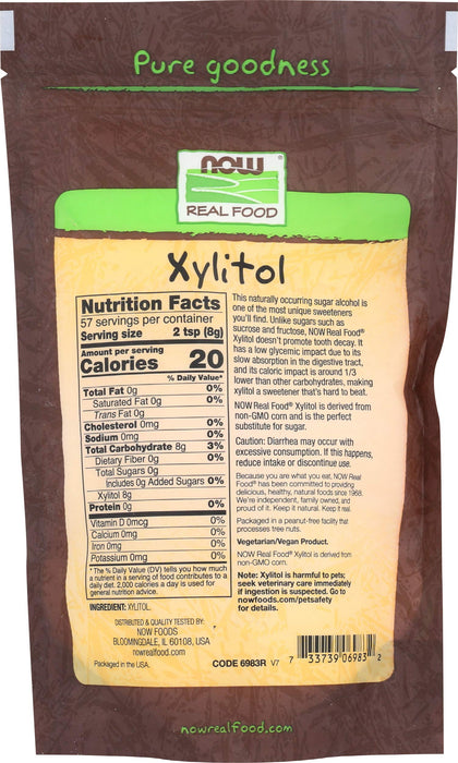 NOW Foods Xylitol, 100% Pure - 454g | High-Quality Health Foods | MySupplementShop.co.uk