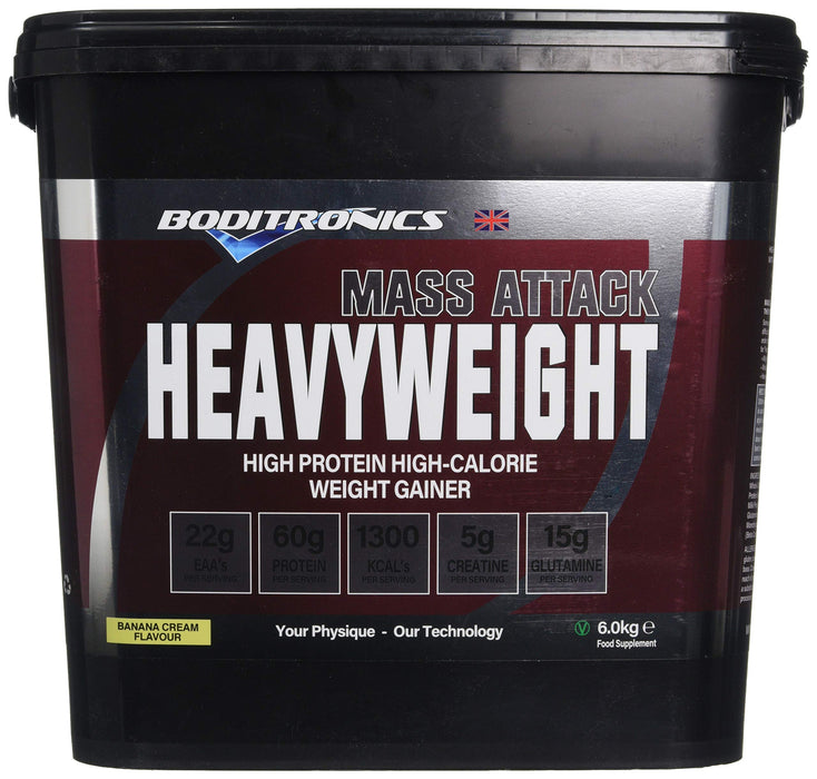 Mass Attack Heavyweight Banana 6kg - Sports Nutrition at MySupplementShop by Boditronics