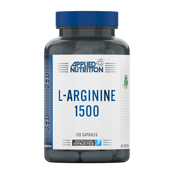 Applied Nutrition L-Arginine 1500 120 Veg Caps | Premium Supplements at MYSUPPLEMENTSHOP.co.uk