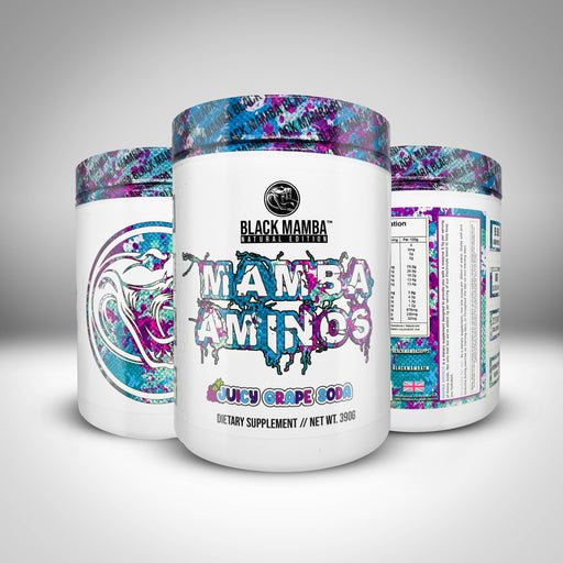 Black Mamba Aminos 390g - Juicy Grape Soda - Sports Supplements at MySupplementShop by Black Mamba Nutrition