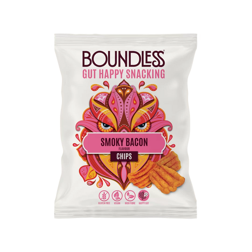 Boundless Boundless Chips 24x23g - Smoky Bacon - Sports Nutrition at MySupplementShop by Boundless