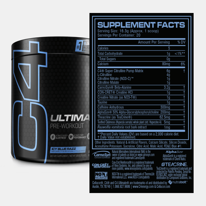 Cellucor C4 Ultimate, Cherry Limeade – 410 Gramm