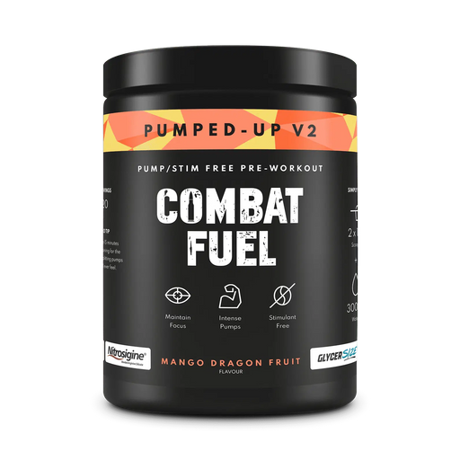 Combat Fuel Pumped Up V2 450g - Mango Dragonfruit - Sports Nutrition at MySupplementShop by Combat Fuel