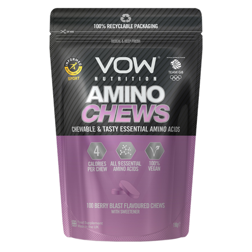 VOW Nutrition Amino Chews 100Tabs - Amino Acids and BCAAs at MySupplementShop by VOW Nutrition