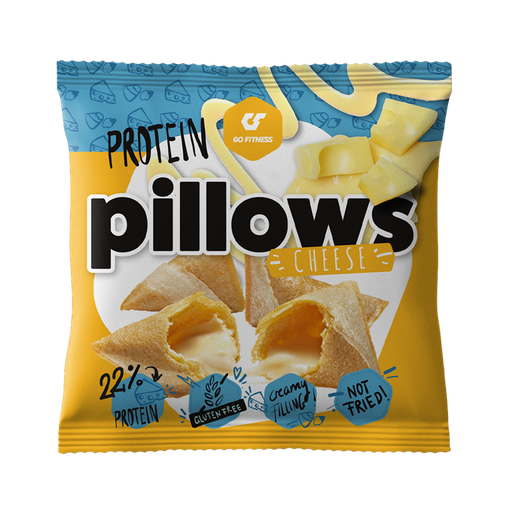 Go Fitness Protein Pillows 10x50g Cheese | Premium Supplements at MySupplementShop.co.uk