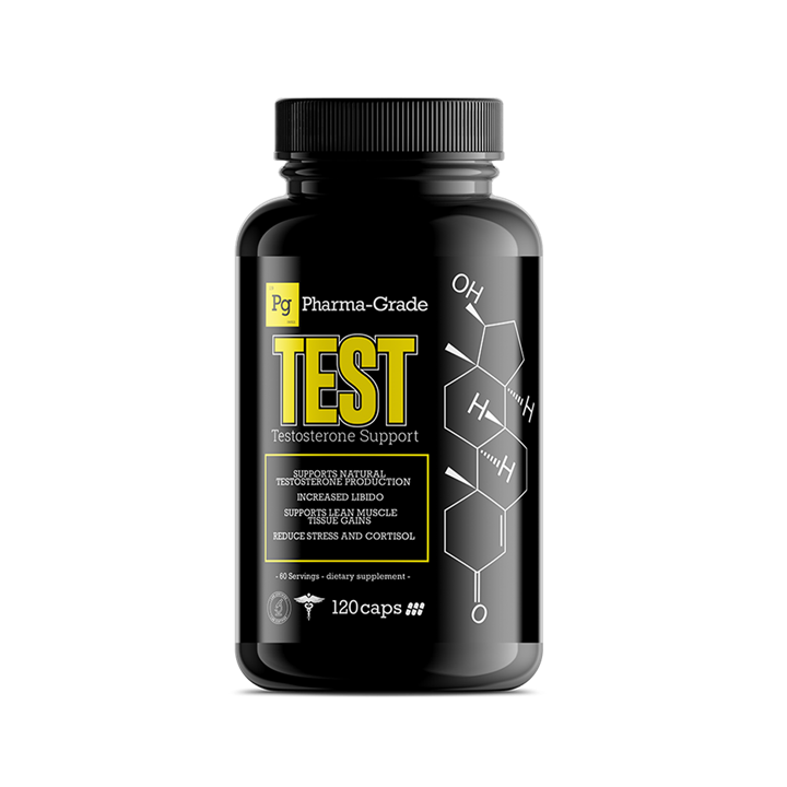 Pharma Grade TEST 120Caps | Premium Testosterone Boosters at MySupplementShop.co.uk